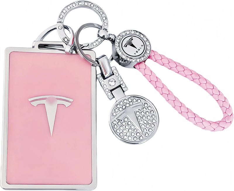 Tesheer for Tesla Key Card Holder Bling Key Chain Card Key Holder for Model S/X/3/Y Cybertruck Keychain - Image 1